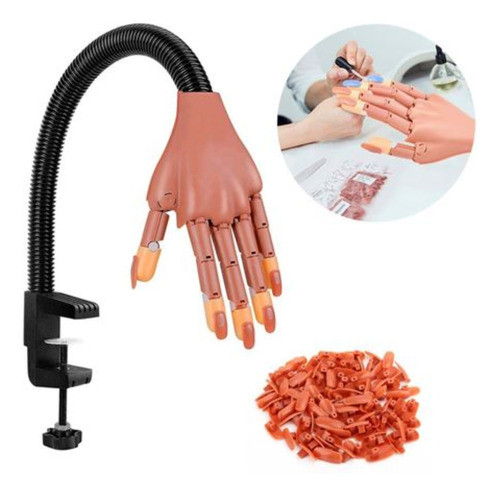 Mano Articulada Para Práctica De Uñas - Almodovar 0