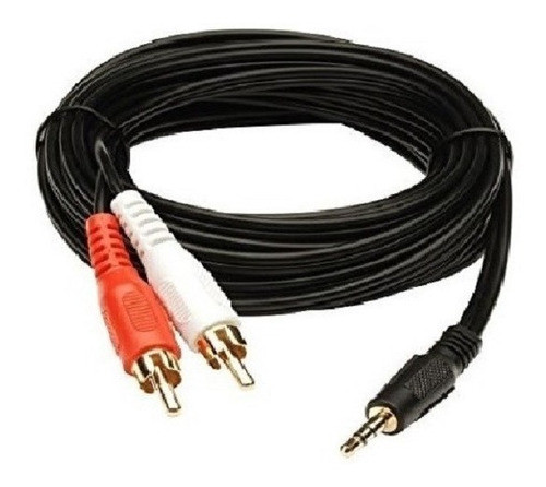 Cable Audio Mini Plug A 2 Rca Stereo Parlantes Pc Notebook 0