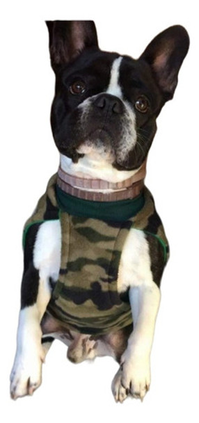 Capa Doble Polar Para Perro Buldog Francés 0