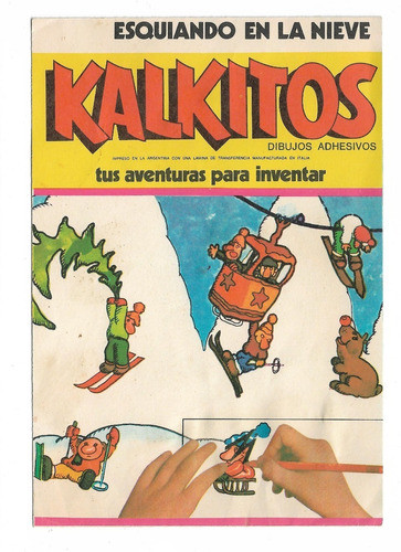Kalkitos Esquiando En La Nieve (mediano) 0