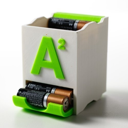 Organizador Porta Pilas Apilable Impreso 3d - Detta3d 0