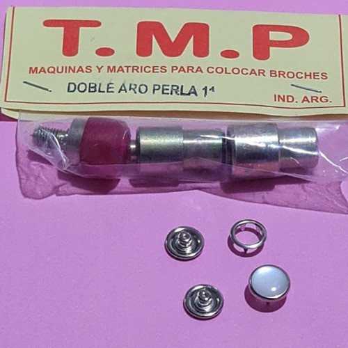 Matriz Doble Aro Perla 11mm + 100 Broches 0