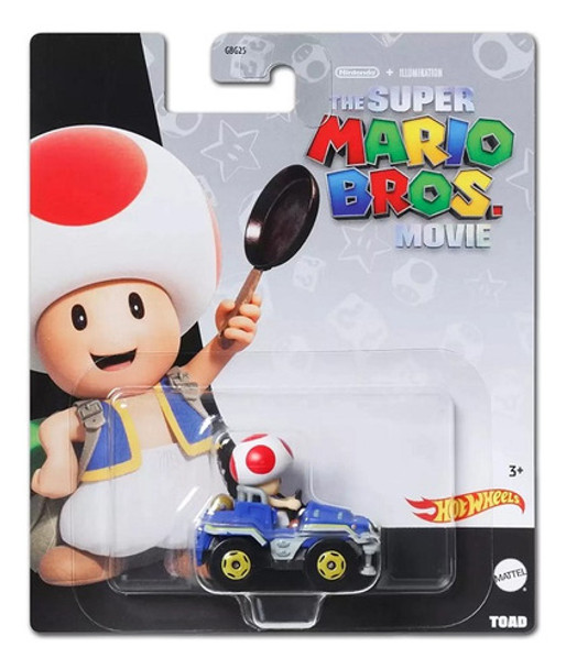 Hot Wheels Mario Kart Toad Movie Mattel Gbg25 0