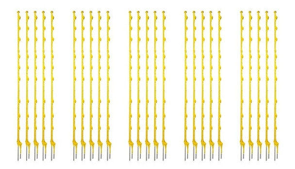 25 Varillas Plasticas Reforzadas 1,57mts P/ Boyero Electrico 0