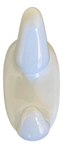 Cabide Duplo Cinza Claro Embutir Para Banheiro Icasa 0