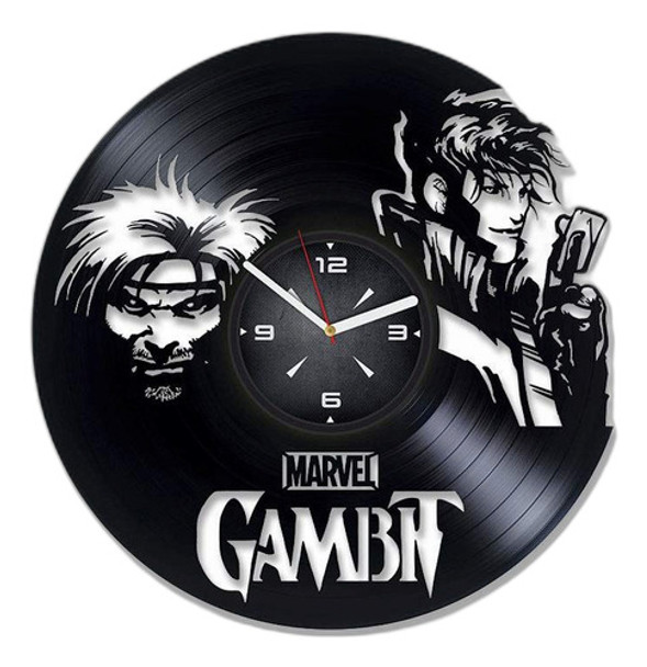 Gambit Movie Reloj De Pared De Vinilo Decoracion Para Dormi 0