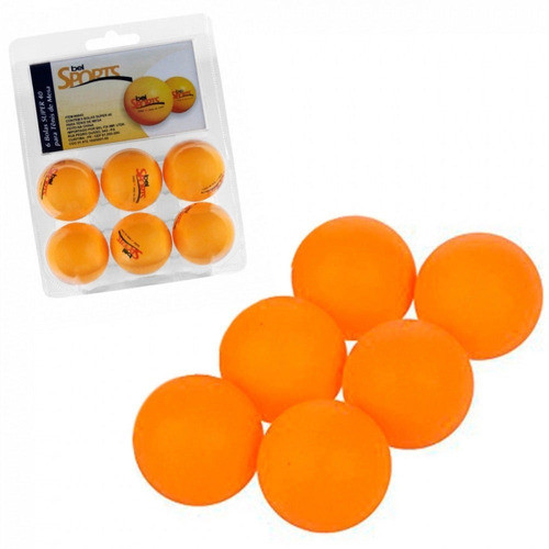 Kit Com 6 Bolinhas De Tenis De Mesa Ping Pong 0