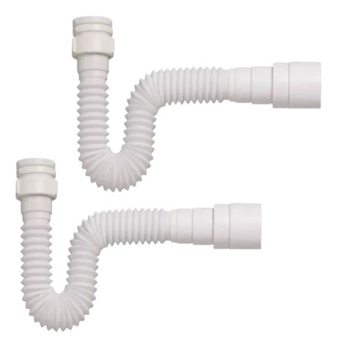 Sifão Tigre Universal Sanfonado Ajustável Multiuso Kit 2un 0