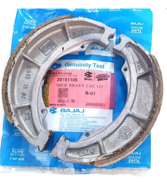 Patines Freno Bajaj Discover Pulsar 125 Original -thormoto- 0 Patines Freno Bajaj Discover Pulsar 125 Original -thormoto- 0