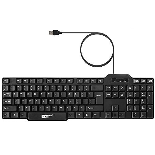 Vander Life Teclado Usb Con Conexión De Cable Teclado Estánd 0