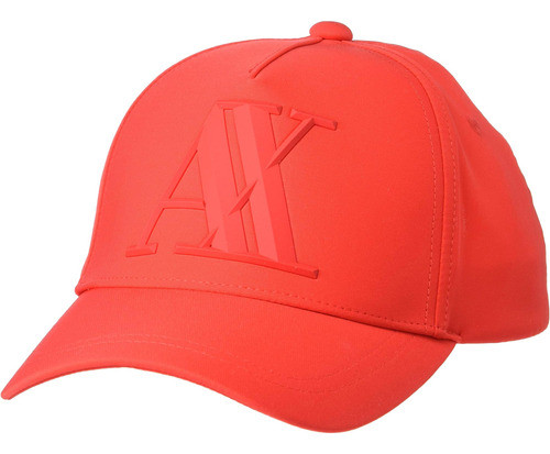 A|x Armani Exchange Chapéu De Beisebol Masculino, Vermelho, 0