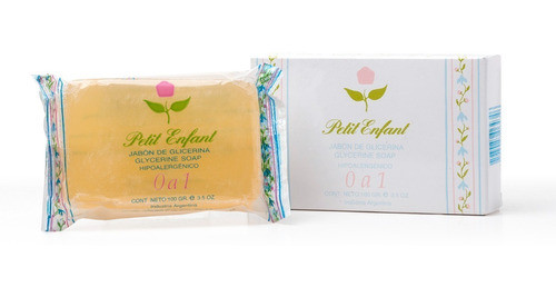 Jabón De Glicerina Hipoalergénico Petit Enfant 0 A 1 0
