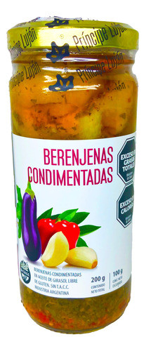 Berenjenas Condimentadas X  300 Gr Príncipe Lujan 0