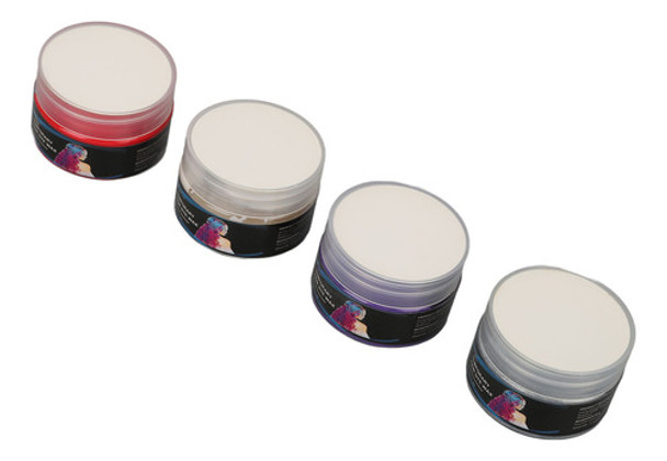 4 Peças De Cera Para Coloração De Cabelo, 4 Cores, Cera De C 0
