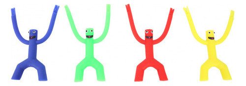 Squeeze Muñeco Estirable Varios Colores 4 Piezas 0