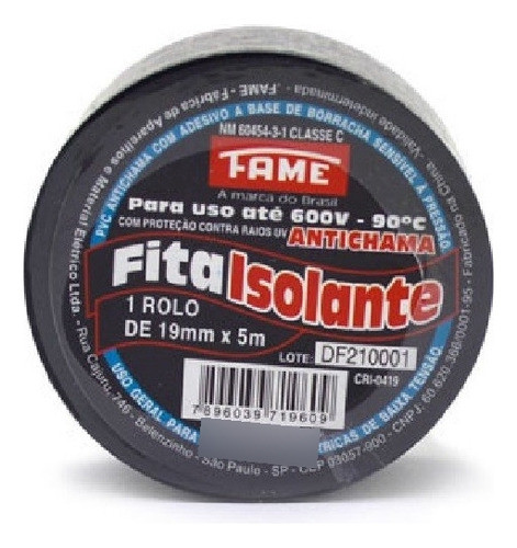 Fita Isolante  5m Fame 0