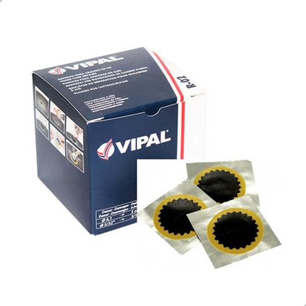Remendo A Frio R-02 50 Mm, Caixa Com 40 Peças Vipal Bike 0