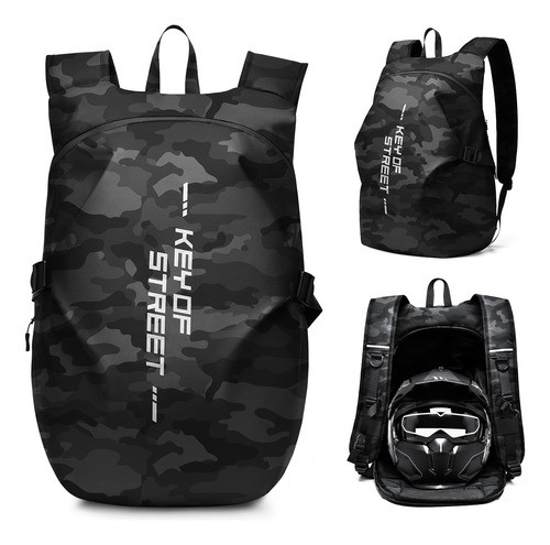 Mochila Motomochila Impermeable Casco Hombreaccesorios Motob 0