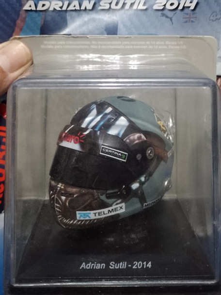 Coleccion Cascos F1. Adrián Sutil 2014 Nuevo 0