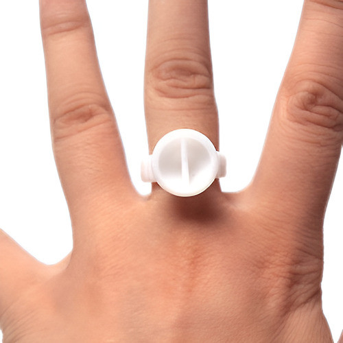 Nuevo 300pcs Desechable Plástico Doble Cara Soporte De Anill 0