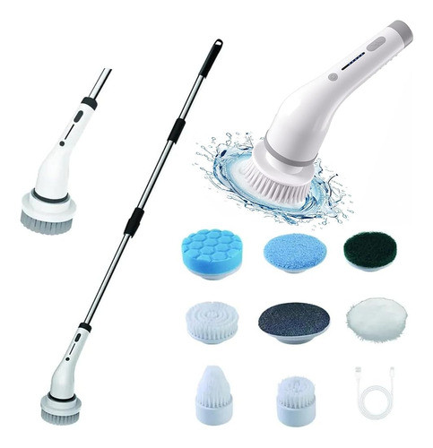 Scrubzilla Fregadora Giratoria Eléctrica Cepillo De Limpieza 0