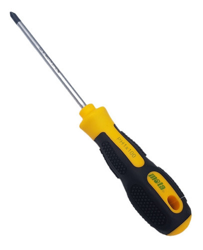 Destornillador Ph1 X 100mm Phillips Mota 5mm Cromo Vanadio 0