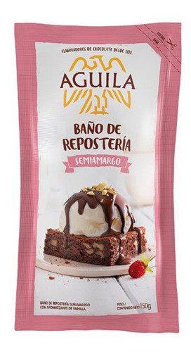 Chocolate Baño Semiamargo En Sachet 150g - Aguila 0