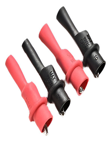 2 X Piel De Cocodrilo Cocodrilo Prueba Clip Pinza Para Proba 0