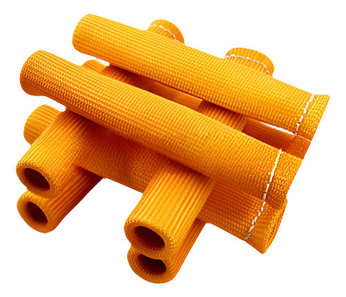 Orang 8pcs 1200° Bujía Alambre Botas Escudo Térmico Protecto 0