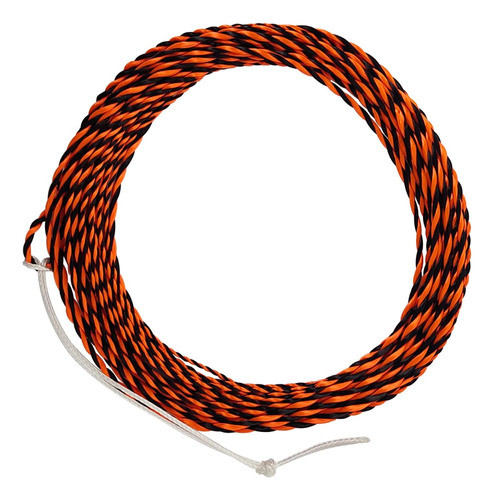 Tenkara Línea Pesca Trenzado 12 Pies (naranja / Negro) 0