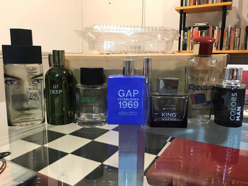 Lote De Frascos Vacíos De Perfume De Hombre 0