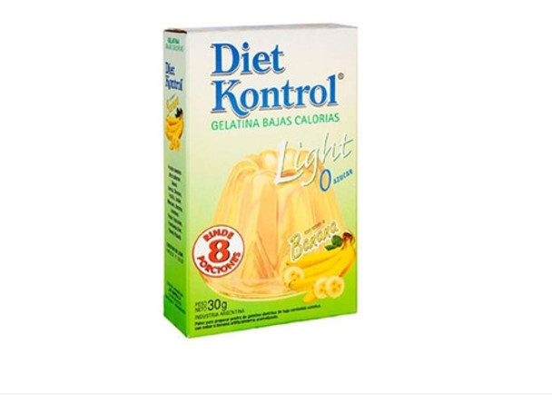 Pack X 6 Gelatinas Diet Kontrol Banana X 30 Grs 0 Pack X 6 Gelatinas Diet Kontrol Banana X 30 Grs 0