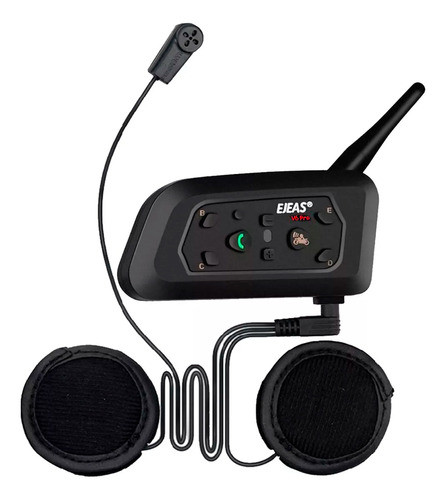 Intercomunicador Moto Bluetooth Manos Libres Casco Ejeas V6 0