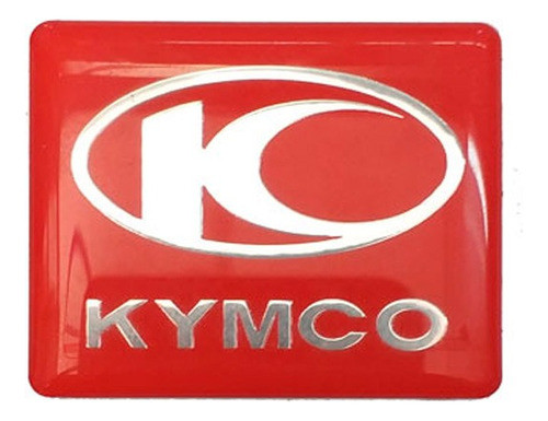 Insignia Corbata Cuadrada Rojo. Kymco Like 125. Mca 0