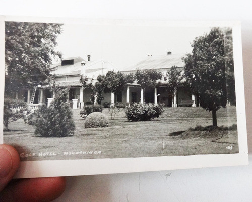 Golf Hotel Ascochinga Antigua Postal Cordoba Foto Tarjeta 0