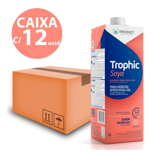Trophic Soya - Caixa Com 12 Unidades Prodiet 0