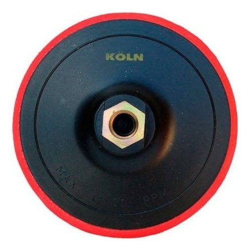 Disco Respaldo Con Velcro 5'' Amoladora Koln Plastico Goma 0