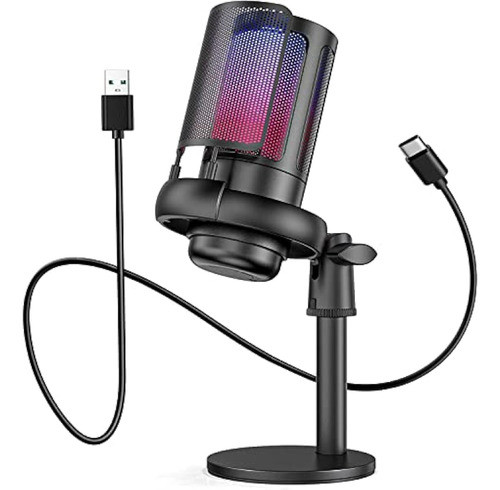 Micrófono Usb Para Pc, Micrófono De Juegos De 0
