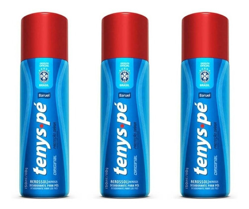 Baruel Tenys Pé Original 150ml (kit C/03) 0