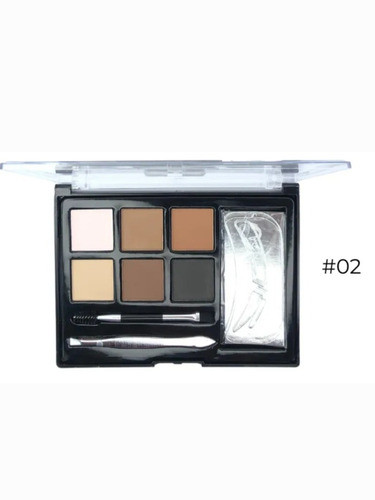 Maquillaje Para Cejas/kit :colores,primer,aplicador,stencils 0
