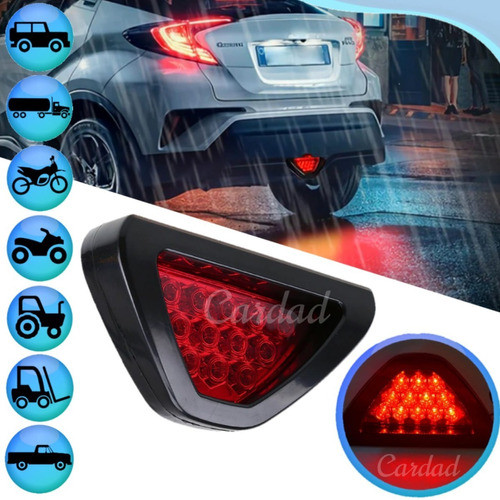 Luz Freio Lanterna Universal Vermelho Led Brake Light 12v 0