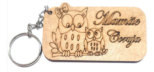 107 Chaveiro Dia Das Mães Mamãe Coruja Lembrancinha 0