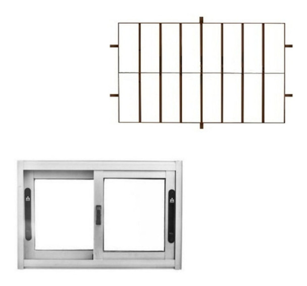 Ventana Con Reja 60x40 / Casa 0