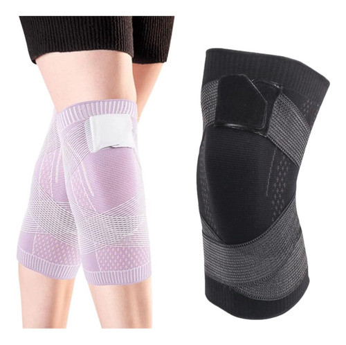 Rodillera Ajustable Con Bandas Elasticas Transparentes 0