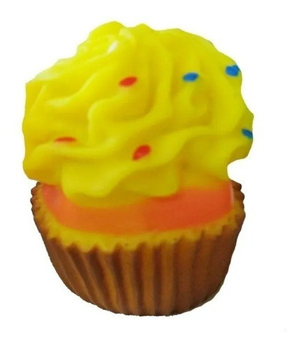 Juguete Cupcake Muffin Con Chifle Para Mascota 0