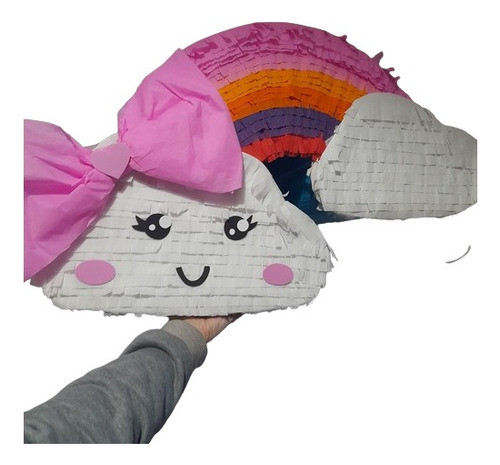 Piñata Arcoiris Nubes Piñatas Relleno Cotillon Nubes Arcoiri 0