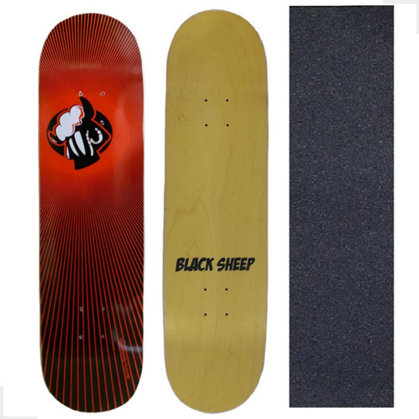 Shape 8.0 Mm Black Sheep Para Skate + Lixa Nacional Bs12 0