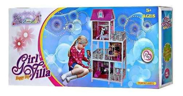 Casa De Plástico Para Armar Con Accesorios 75cm Oferta Niño 0