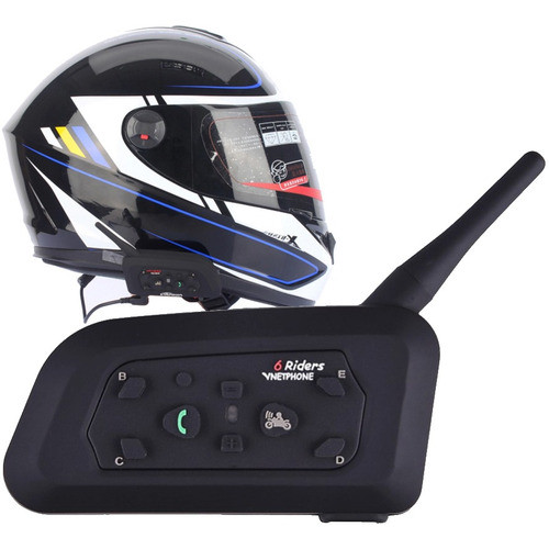 Intercomunicador Para Motos Con Manos Libres Bluetooth ® 0