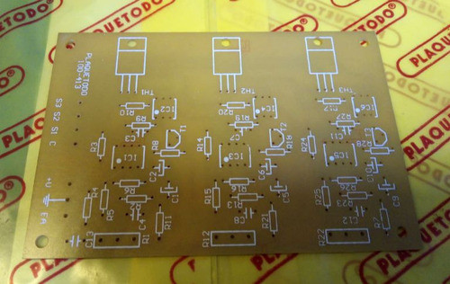 Plaqueta Sin Componentes Mod. 413 Audiorritmico De 3 Can. 0
